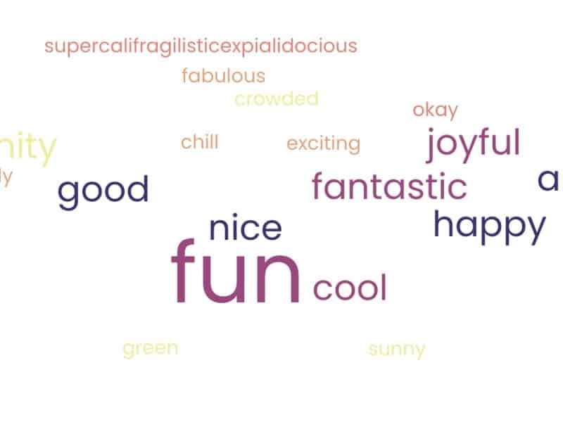 Meet Me in the Street Word Cloud