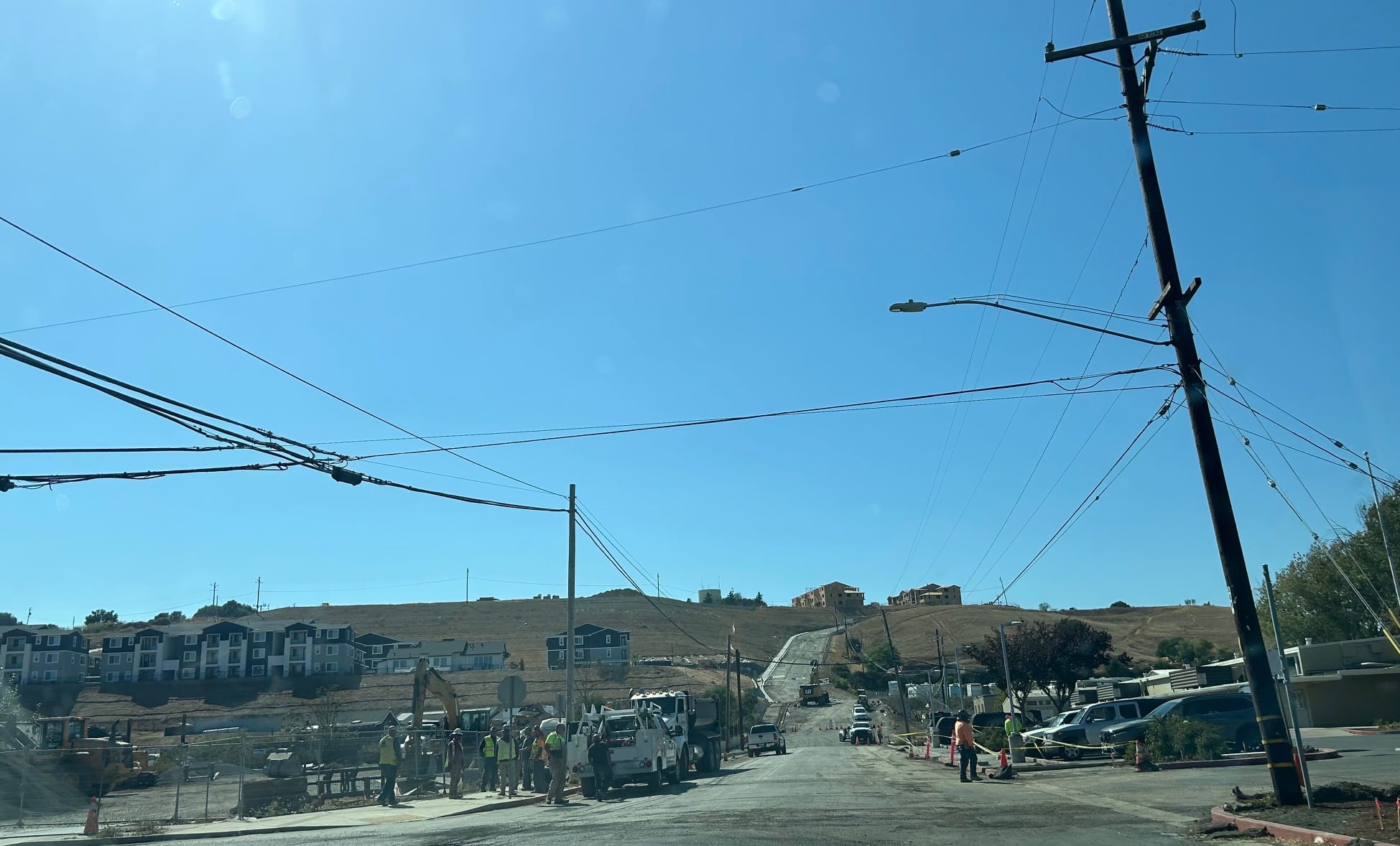 Apartments are under construction on Oat Hill overlooking Napa Junction in American Canyon. It is among the major projects under way in the city. Kerana Todorov photo