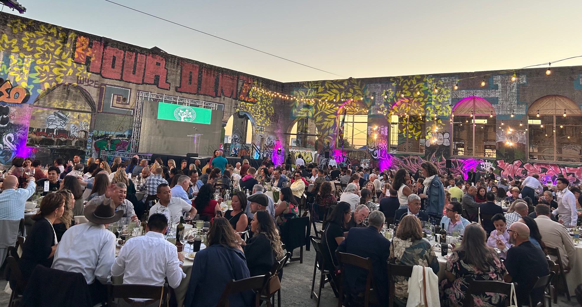 More than 300 people gathered in American Canyon Saturday for "An Evening at the Ruins," a fundraiser for the American Canyon Community and Parks Foundations. Kerana Todorov photo