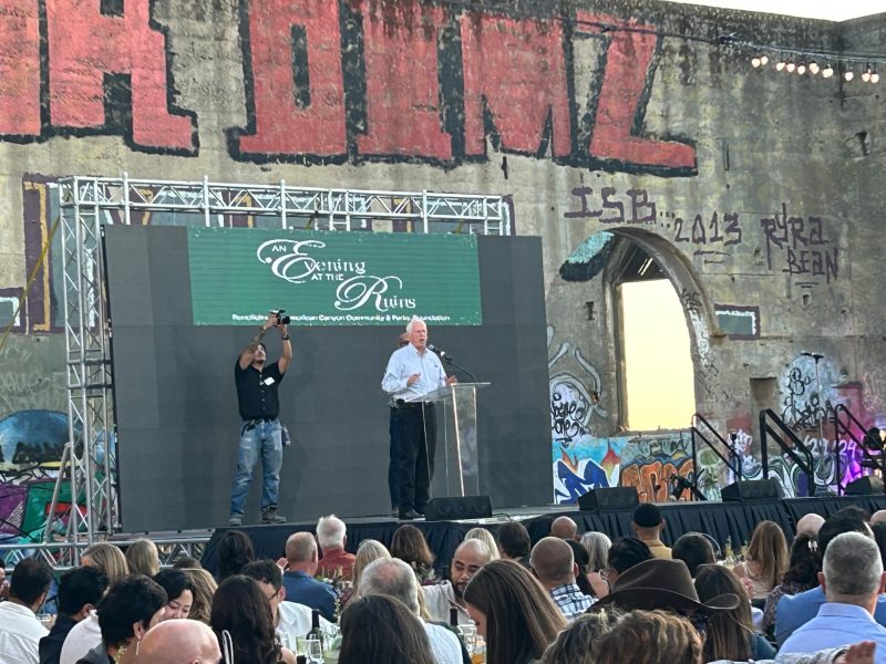 U.S. Rep. Mike Thompson, D-St. Helena, was among the "An Evening at the Ruins" attendees. Thompson said $2 million are included in the pending appropriations bill. Kerana Todorov photo
