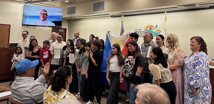 AC city council celebrating Filipino American History Month 100725