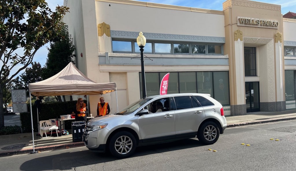 Car voting in Napa