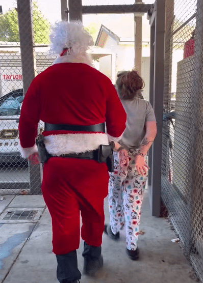 American Canyon Police arrest suspect Santa Claus suit