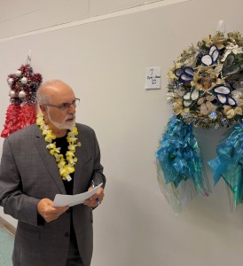 Mark Joseph was a juror who evaluated handcrafted Filipino lanterns at Parol Festival in American Canyon