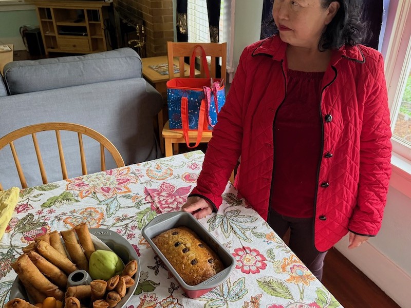 Eva Garcia of American Canyon and her homemade lumpias