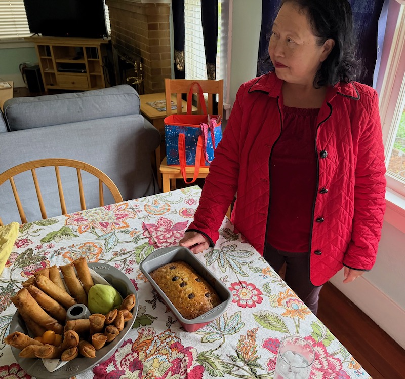 Eva Garcia of American Canyon and her homemade lumpias