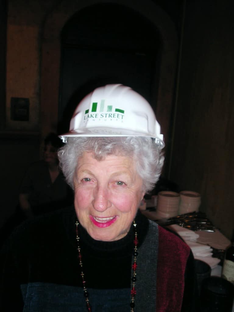woman in a hard hat